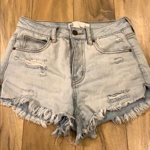 rsq denim shorts